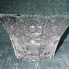 Small Bohemian cut glass bowl