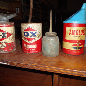 cans found in basement of building in bought - Petroliana