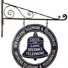 New England Telephone & Telegraph Co. Business Office Bracket Sign