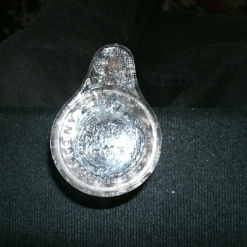 KEWPIE GLASS CANDY CONTAINER