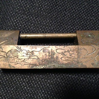 Old Dragon Lock...no key :(