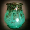 Monart Turquoise Vase