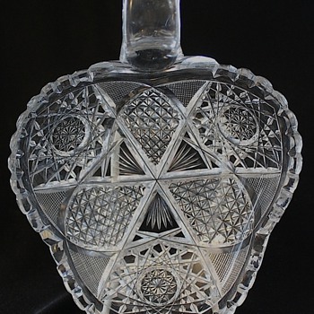 American Brilliant Cut Glass Nappy 1900 - Glassware