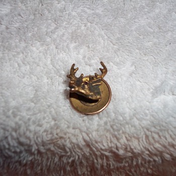 ELKS / EAGLE LAPEL PIN AND BUTTON - Fine Jewelry