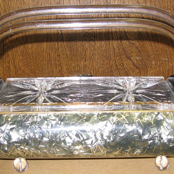 Gilli of New York Lucite double handle handbag