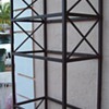 Mid Century Eterage - Iron & Glass - Archectural - Miminalist 