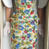 Titian sidepart Bubblecut Barbie in On the Go Floral Sheath