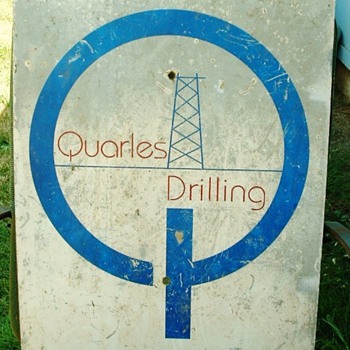 Metal Oil Rig Drilling Sign - Petroliana