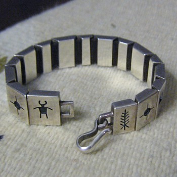 Native American sterling bracelet - Fine Jewelry