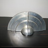 Mystery "Saturn" Bronze Deco/Machine-Age Bookends