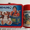 1984 Gremlins movie  lunch box with bottle.