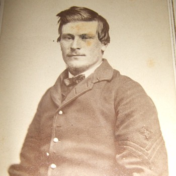 CDV of MN Civil War 1SG by Whitney