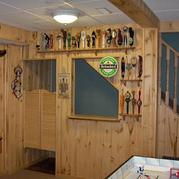 a few beer taps