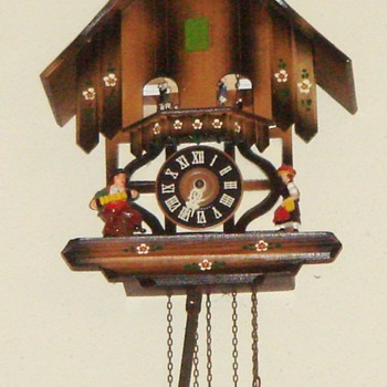 Black Forest Cuckoo Clock, Musical w/Dancers - Clocks