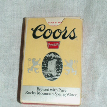 Vintage Coor's Playing Cards - Breweriana