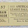 Chicago League Ball Club Rain Checks