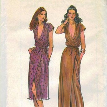 The classic wrap dress one of my favorite styles of dress - Sewing