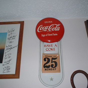 Coke Button Calender