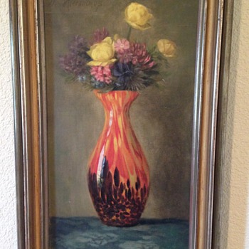 Painting - Kralik Vase - Art Glass