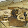 Hand powered meat slicer