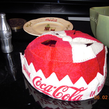 Coca-Cola Beanie (1930's) and Aprons (1940's-50's)