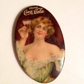 1907 Coca Cola Pocket Mirror - Coca-Cola