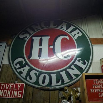 my first porcelain sign