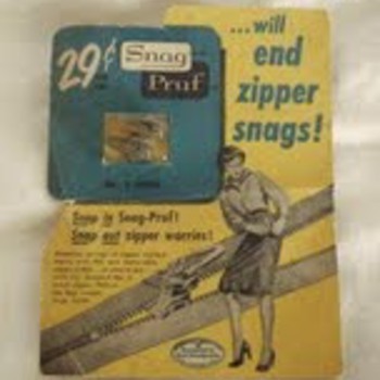Found this in the bottom of an old sewing box.  Is it from the 1950's? - Sewing