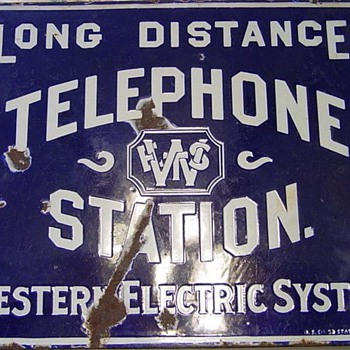 Western Electric System Sign