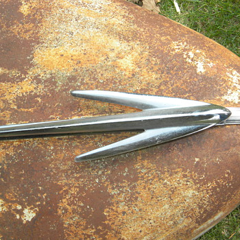 Older hood ornament still attached to part of the hood - Classic Cars