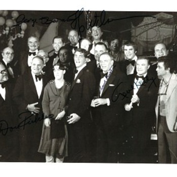 Group Photo from Deam Martin's Frank Sinatra Roast 1977
