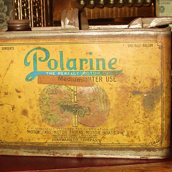 Polarine...One-Half Gallon Oil Can...Sept. 13, 1898...Standard Oil Company - Petroliana