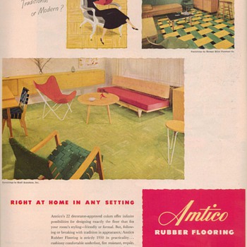 1950 Amtico Advertisements - Advertising