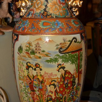 Very Large Satsuma [?] Vase - 24"