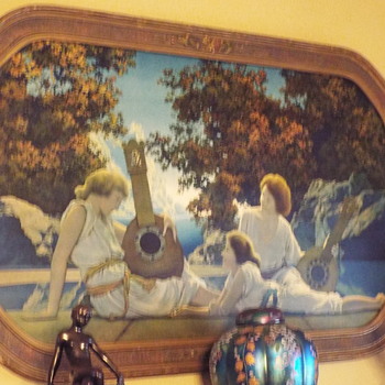Lute Players, Maxfield Parrish - Visual Art