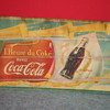 coca cola cardboard poster