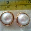 Large MABE PEARLS Earrings 