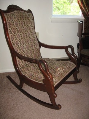 Gooseneck+Rocking+Chair+for+Sale ... Print by Floyd. G. Thomas, Gooseneck Rocking Chair | Collectors Weekly