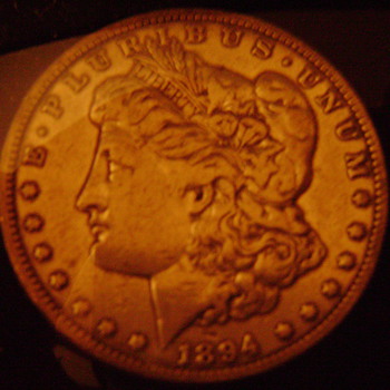 1894 Morgan Silver Dollar - US Coins