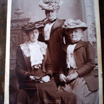 Three For Tea on a CDV - Photographs