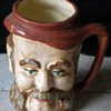Handpainted Ceramic Mug With A Face