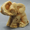 Angry Carved Elephant Made in Mexico