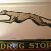 Greyhound Bus Double Sided Greyhound Sign 