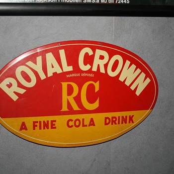 royal crown cola sign