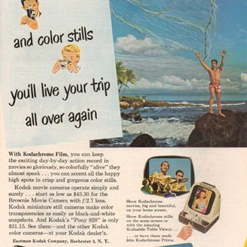 1952 - Kodak Cameras Advertisement