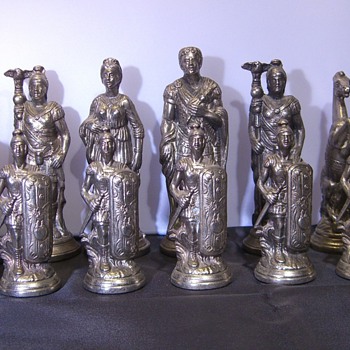 My Brass & Silver Roman Chess Pieces - Games