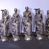 My Brass & Silver Roman Chess Pieces