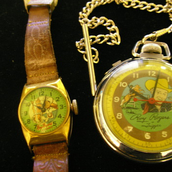 Roy Rogers + Trigger Wrist & Pocket Watches - Pocket Watches