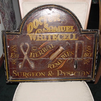 Medical Folk Art Sign - Signs