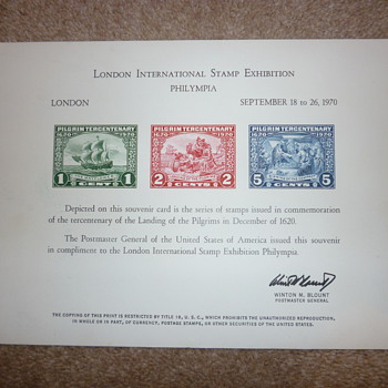 5d 'Philympia 70' Stamp Exhibition - 1970 - Stamps